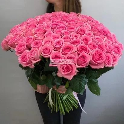 Букет из 101 розы "Ревиваль". Цена – 16760 руб. Арт – 1156 - №2