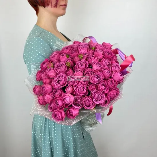  Розы «Букет кустовых роз «Мисти баблс»» - фото 2