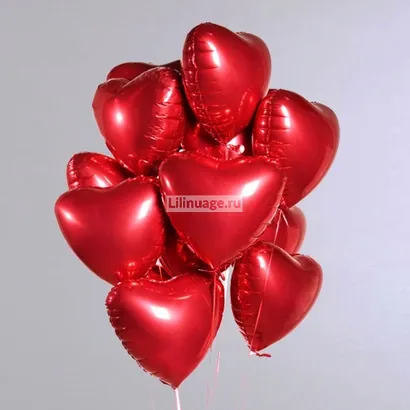 15 шаров в форме сердца. Цена – 8650 руб. Арт – 5815 - №1