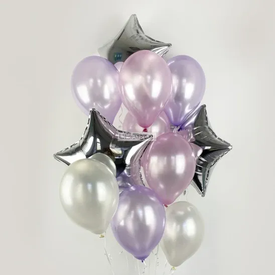 Воздушные шары «Фонтан Розовые мечты» - фото 1