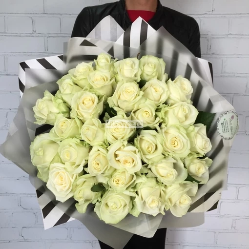 Букет "35 белых роз". Цена – 9060 руб. Арт – 1151 - №1
