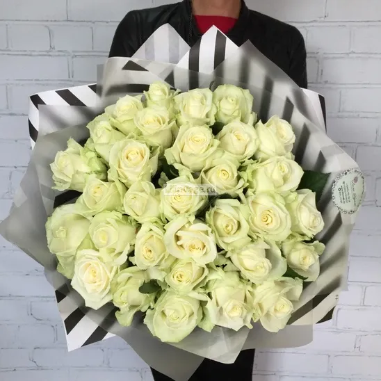  Розы «Букет "35 белых роз"» - фото 1
