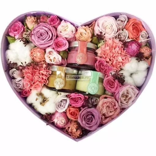 Цветы и мед-суфле "Маргарита с клубникой". Цена – 5640 руб. Арт – 380 - №2