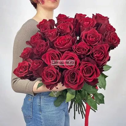 Эквадрские розы Эксплорер 25 шт.. Цена – 8000 руб. Арт – 5753 - №1
