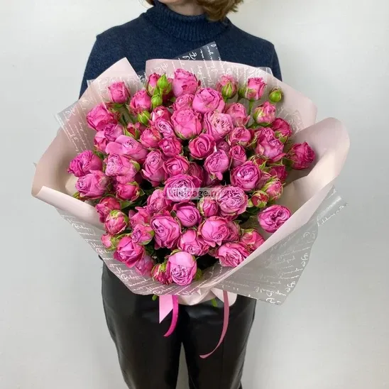 Пионовидные розы «Леди Бомбастик 19 шт» - фото 1