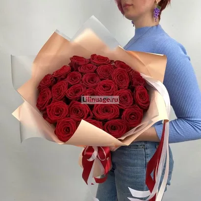 25 красных роз Ред Наоми. Цена – 4000 руб. Арт – 5759 - №2