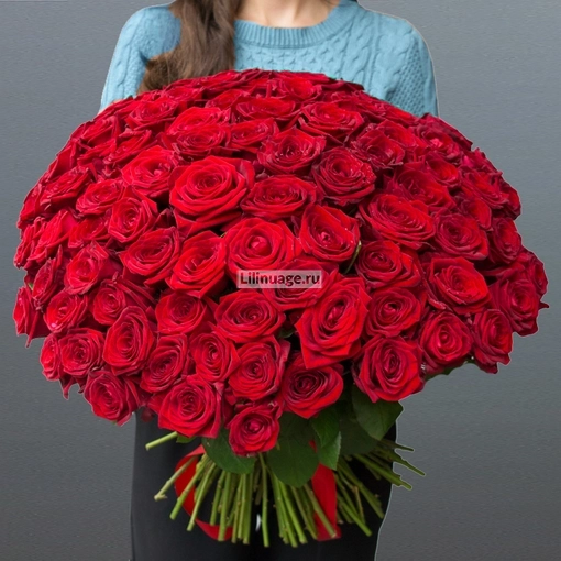 Букет красных роз. Цена – 6240 руб. Арт – 614