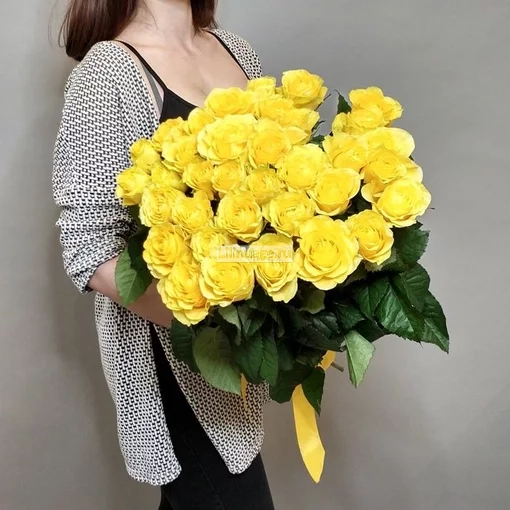 Букет "35 желтых роз". Цена – 6500 руб. Арт – 662 - №1